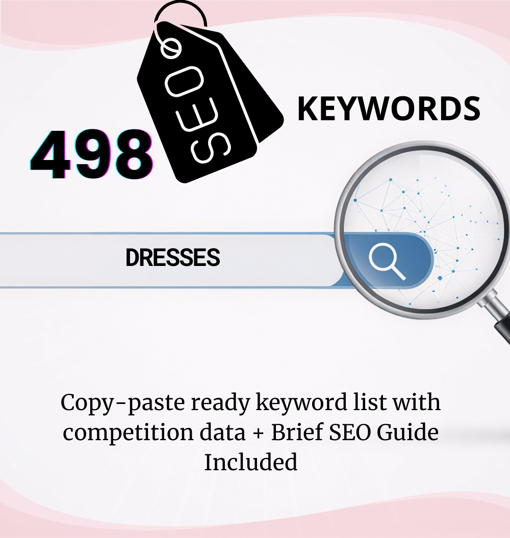 Dresses SEO Keywords Pack