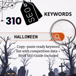 Halloween SEO Keywords Pack For Esty